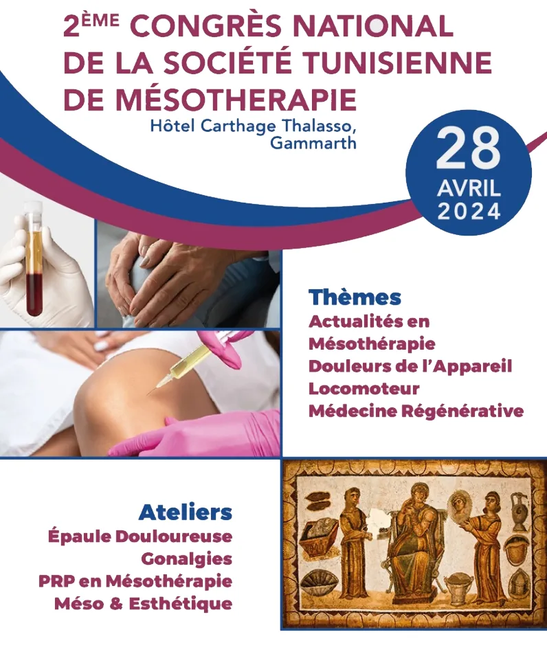 Affiche du 2ème Congrès National de Mésothérapie